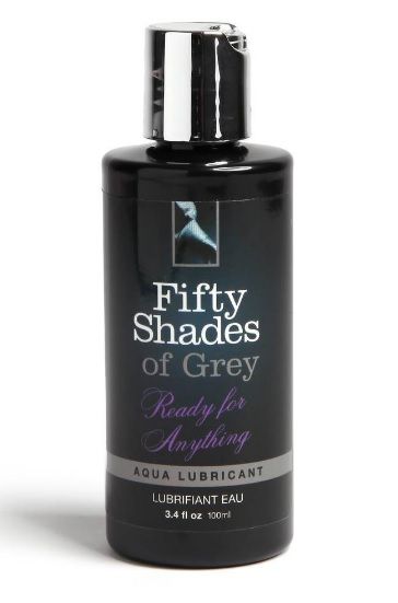 Лубрикант на водной основе Ready for Anything Aqua Lubricant - 100 мл. - Fifty Shades of Grey - купить с доставкой во Владивостоке