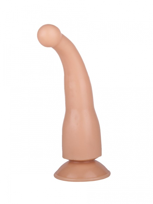 Массажер-стимулятор точки G на присоске - 19,5 см. - Джага-Джага