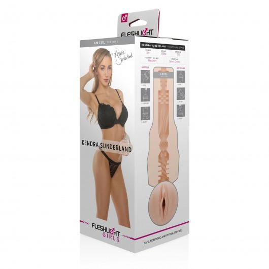 Мастурбатор-вагина Fleshlight Girls - Kendra Sunderland Angel - Fleshlight - во Владивостоке купить с доставкой