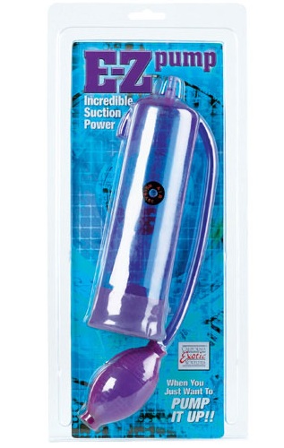 Фиолетовая вакуумная помпа E-Z Pump - California Exotic Novelties - во Владивостоке купить с доставкой