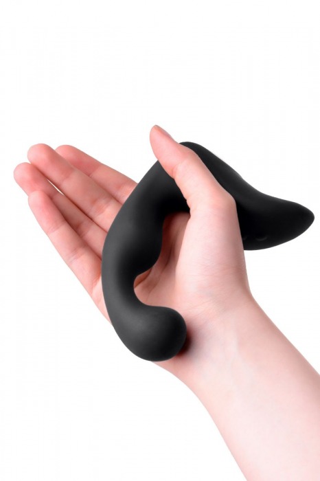 Чёрный изогнутый вибростимулятор простаты Erotist - Erotist Adult Toys - во Владивостоке купить с доставкой