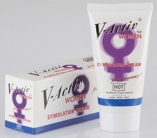 Стимулирующий крем для женщин V-activ - 50 мл. - HOT - купить с доставкой во Владивостоке