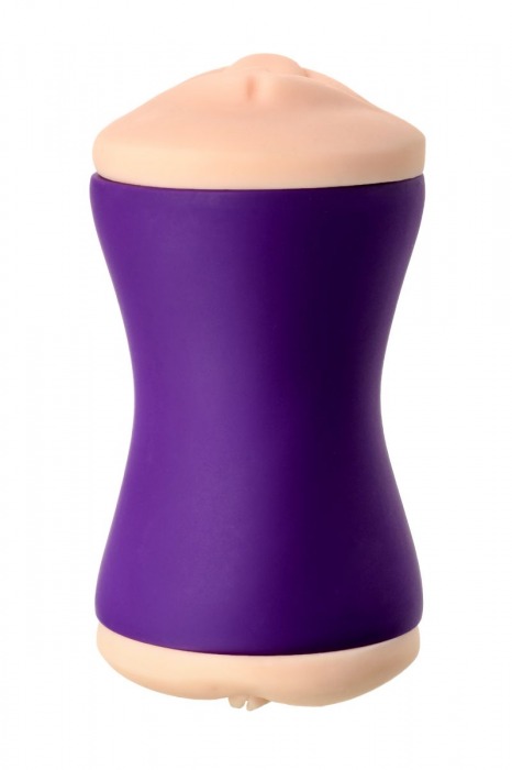 Двухсторонний мастурбатор JOS YARA в фиолетовой колбе - JOS - во Владивостоке купить с доставкой