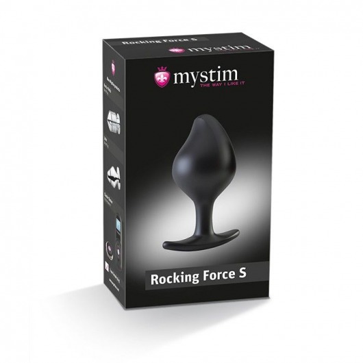 Анальная пробка Rocking Force S для электростимуляции - 9,5 см. - MyStim - купить с доставкой во Владивостоке