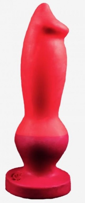 Красный фаллоимитатор  Стаффорд large  - 26 см. - Erasexa - купить с доставкой во Владивостоке