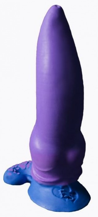 Фиолетовый фаллоимитатор  Зорг small  - 21 см. - Erasexa - купить с доставкой во Владивостоке