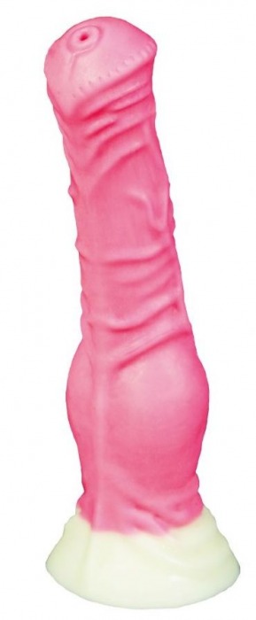 Розовый фаллоимитатор  Пони mini  - 18,5 см. - Erasexa - купить с доставкой во Владивостоке