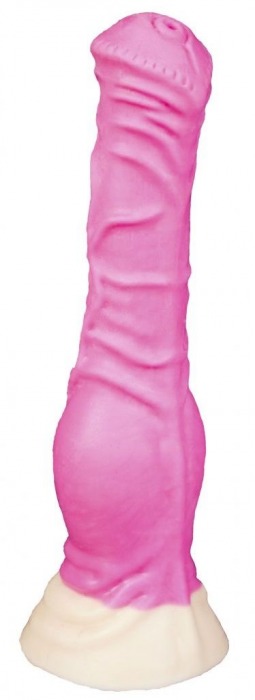 Розовый фаллоимитатор  Пони small  - 20,5 см. - Erasexa - купить с доставкой во Владивостоке