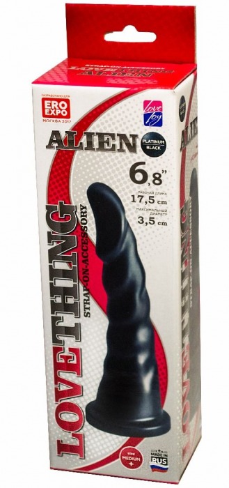 Насадка для трусиков харнесс Alien - 17,5 см. - LOVETOY (А-Полимер) - купить с доставкой во Владивостоке