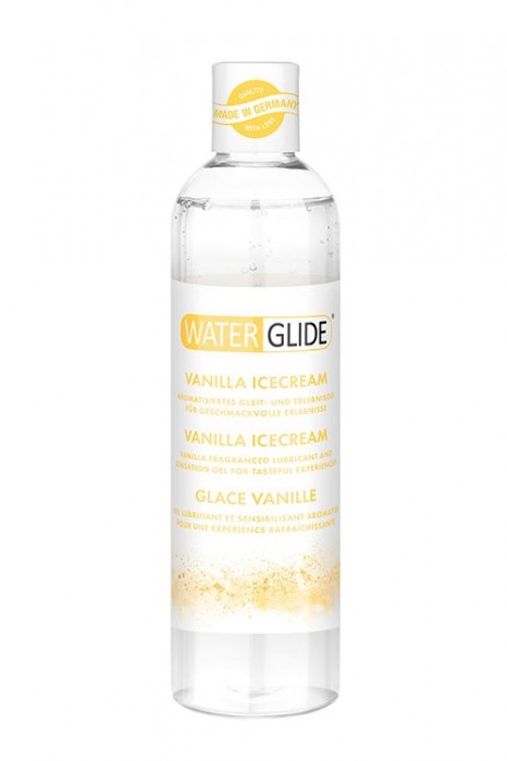 Лубрикант на водной основе с ароматом ванильного мороженого WATERGLIDE VANILLA ICECREAM - 300 мл. - Waterglide - купить с доставкой во Владивостоке