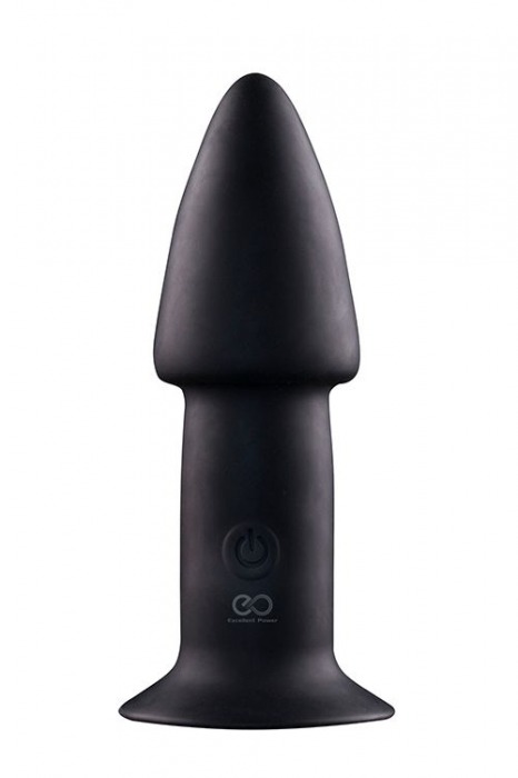 Черный анальный вибратор 5INCH RECHARGEABLE BUTTPLUG - 12,7 см. - NMC