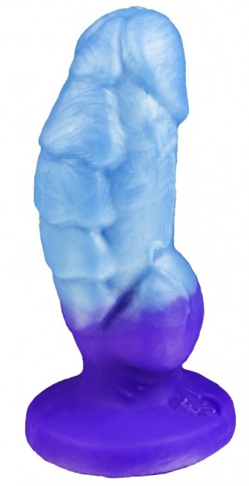 Голубой фаллоимитатор  Мартин small  - 21,5 см. - Erasexa - купить с доставкой во Владивостоке