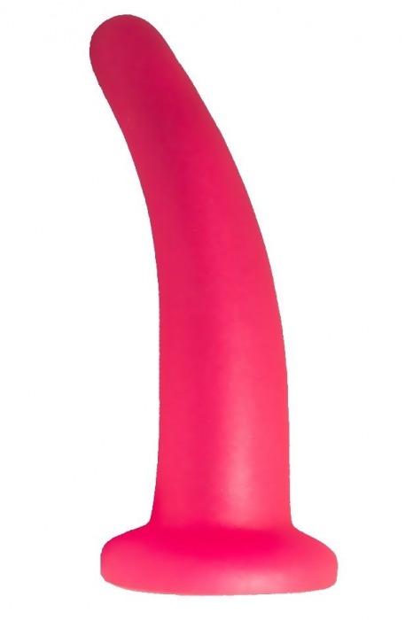 Розовый изогнутый стимулятор простаты из геля - 12,5 см. - LOVETOY (А-Полимер) - во Владивостоке купить с доставкой
