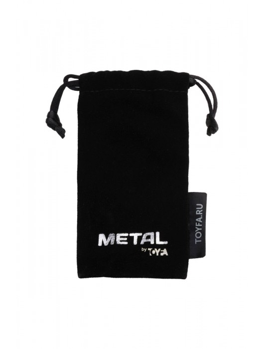 Серебристый двухсторонний карабин TOYFA Metal - ToyFa - купить с доставкой во Владивостоке