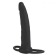 Чёрная насадка на фаллос для двойного проникновения Silicone Double Rider - 14 см. - California Exotic Novelties - купить с доставкой во Владивостоке