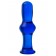 Голубая стеклянная анальная втулка - 12 см. - Sexus во Владивостоке Голубая стеклянная анальная втулка - 12 см. - Sexus