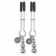 Металлические зажимы на соски Adjustable Nipple Clamps - Fifty Shades of Grey - купить с доставкой во Владивостоке