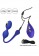 Фиолетовые виброшарики с электростимуляцией Impulse Intimate E-Stimulator Dual Kegel - California Exotic Novelties - купить с доставкой во Владивостоке
