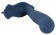 Синий вибростимулятор простаты Vibrating Butt Plug - 11,7 см. - Orion - во Владивостоке купить с доставкой
