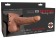 Кофейный перезаряжаемый вибрострапон 6  Hollow Rechargeable Strap-On Remote - 17,5 см. - Pipedream - купить с доставкой во Владивостоке