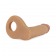 Телесная насадка для двойного проникновения The Ultra Soft Double 6.25 - 15,8 см. - Lovetoy - купить с доставкой во Владивостоке