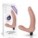 Телесный безремневой вибрострапон Rechargeable IJOY Real Strapless Strap on - 21 см. - Lovetoy - купить с доставкой во Владивостоке