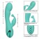 Зеленый вибратор-кролик Tahoe Temptation - 23 см. - California Exotic Novelties