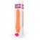 Телесный гладкий вибратор-реалистик без мошонки - 24 см. - Bior toys