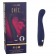 Синий вибромассажер Chi­c Peony - 19,7 см. - California Exotic Novelties