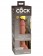 Кофейный фаллоимитатор 6  Silicone Dual Density Cock - 17 см. - Pipedream