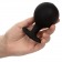 Черная расширяющаяся анальная пробка Weighted Silicone Inflatable Plug Large - 8,25 см. - California Exotic Novelties