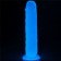 Прозрачный, светящийся в темноте фаллоимитатор Lumino Play Dildo - 21 см. - Lovetoy