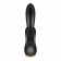 Черный вибратор-кролик Double Flex с двумя клиторальными отростками - 20,1 см. - Satisfyer