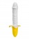 Мощный пульсатор в форме банана Banana Pulsator - 19,5 см. - Devi
