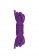Фиолетовая нейлоновая веревка для бандажа Japanese Mini - Shots Media BV - купить с доставкой во Владивостоке