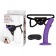 Фиолетовый поясной фаллоимитатор Strap on Harness   5in Dildo Set - 12,25 см. - Lux Fetish - купить с доставкой во Владивостоке