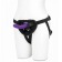 Фиолетовый поясной фаллоимитатор Strap on Harness   5in Dildo Set - 12,25 см. - Lux Fetish - купить с доставкой во Владивостоке