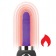 Портативная секс-машина Thrusting Compact Sex Machine c 2 насадками - Lux Fetish - купить с доставкой во Владивостоке
