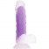 Фиолетовый фаллоимитатор So Divine Real Skin - 17 см. - So divine