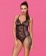 Очаровательное боди-стринг из гипюра с цветочным рисунком - Excellent Beauty купить с доставкой