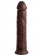 Коричневый фаллоимитатор-реалистик 11  Silicone Dual Density Cock - 29,5 см. - Pipedream