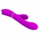 Лиловый вибратор-кролик с подвижной клиторальной щеточкой Clitoris Vibrator - 20,8 см. - Baile купить во Владивостоке с доставкой в Orgasmix.ru Лиловый вибратор-кролик с подвижной клиторальной щеточкой Clitoris Vibrator - 20,8 см. - Baile
