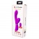 Лиловый вибратор-кролик с подвижной клиторальной щеточкой Clitoris Vibrator - 20,8 см. - Baile купить во Владивостоке с доставкой в Orgasmix.ru Лиловый вибратор-кролик с подвижной клиторальной щеточкой Clitoris Vibrator - 20,8 см. - Baile