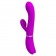 Лиловый вибратор-кролик с подвижной клиторальной щеточкой Clitoris Vibrator - 20,8 см. - Baile купить во Владивостоке с доставкой в Orgasmix.ru Лиловый вибратор-кролик с подвижной клиторальной щеточкой Clitoris Vibrator - 20,8 см. - Baile