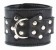 Чёрные наручники из кожи с пряжкой - БДСМ Арсенал - купить с доставкой во Владивостоке Чёрные наручники из кожи с пряжкой - БДСМ Арсенал - купить с доставкой во Владивостоке