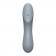 Серый вибратор с вакуумной стимуляцией Curvy Trinity 3 - Satisfyer