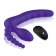 Фиолетовый безремневой страпон с пультом ДУ 7’’ Remote Control Strapless - 24 см. - Pegasus - купить с доставкой во Владивостоке