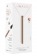 Золотистый вибростимулятор-кулон на цепочке Necklace Rechargeable Vibrator - Le Wand