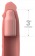 Телесная насадка-удлинитель 3 Inch Silicone Mega X-tension - 22,9 см. - Pipedream - во Владивостоке купить с доставкой