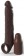 Коричневая насадка-удлинитель 3 Inch Silicone X-tension with Strap - 24,10 см. - Pipedream - во Владивостоке купить с доставкой